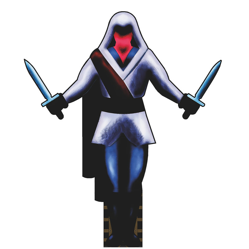 Wet Paint Printing Creed Of The Rogue Assassin Daggers With Detachable